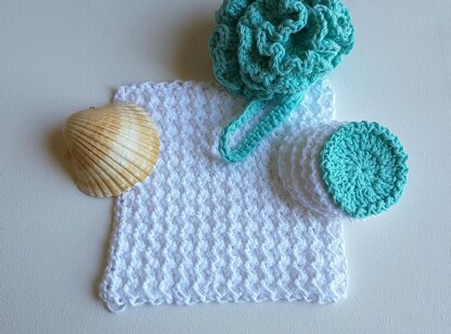 Spa Bath Scrubbies Set