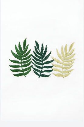 Triple Fern  in DMC - PAT0003 -  Downloadable PDF