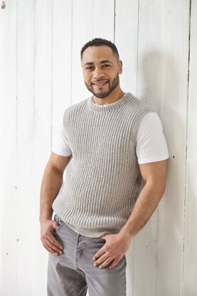 King Cole Pattern in Simply Denim DK - Mens P6161 - Leaflet