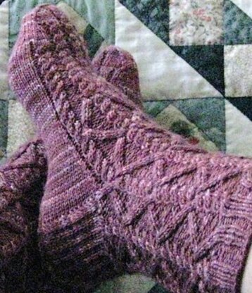 Romantic Entanglement Socks