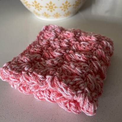 Coral Splash Dishcloth