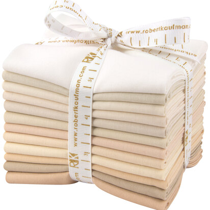 Robert Kaufman Kona Cotton Solids Fat Quarter Bundle - FQ-909-12
