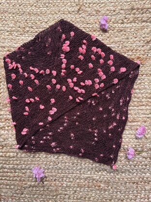 Falling Blossoms Cowl (knit)