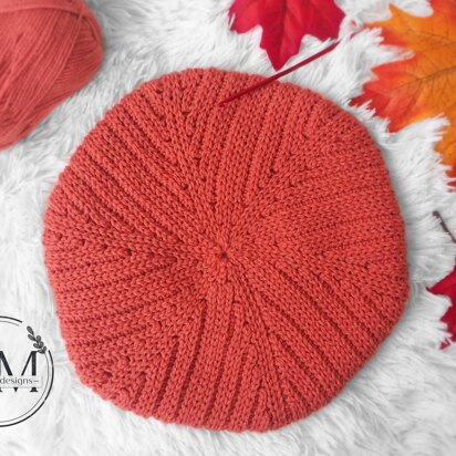 ANJA knit-look beret