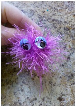 Crochet Fun Fuzzy Monster Pattern Amigurumi Toy