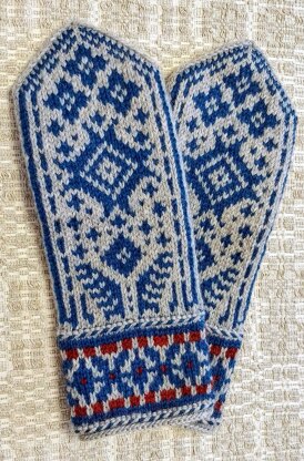 "Blue Dream" Mittens