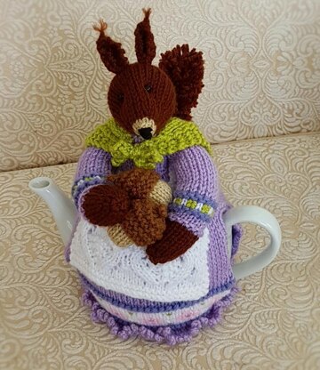 Beatrix Nutcracker Squirrel Tea Cosy