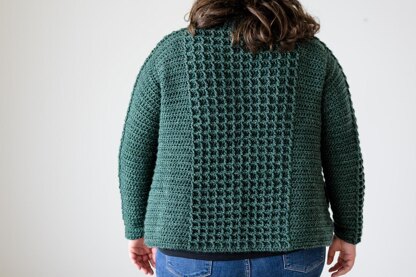 Waffle Side Split Sweater