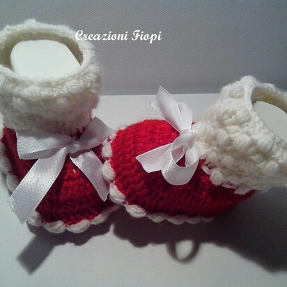 Baby Christmas Booties