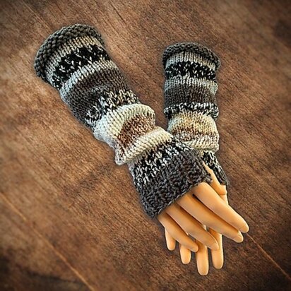 Basic Long Fingerless Gloves