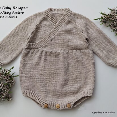 Ivory Baby Romper | 0-24 months