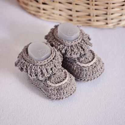 Fringe Baby Booties