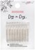 American Crafts Maggie Holmes Day-To-Day Planner Discs 2.75"X4" 9/Pkg - Gold Glitter