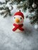 Frostie Bean the Snowman – Easy Crochet Christmas Ornament Pattern (PDF)