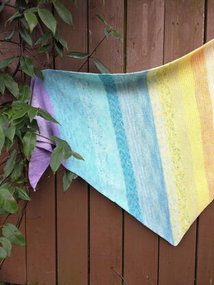 Magic Moss Stitch Shawl