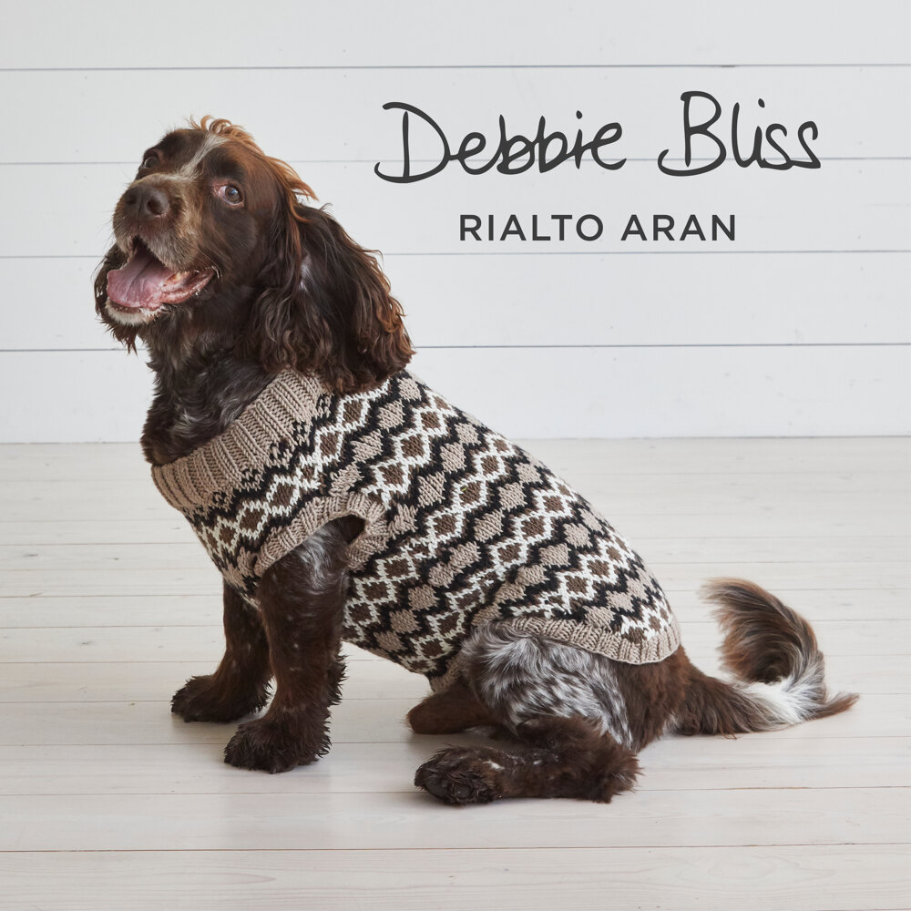 Aran dog jumper on sale pattern