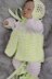 Knitting Pattern dolls jacket, trousers & hat #72