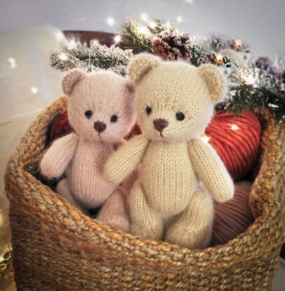 Teddy Bear knitting pattern, Back & Forth Pattern