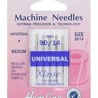 Hemline Machine Needles: Universal - Medium (90)