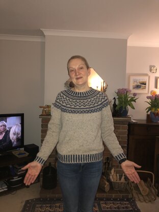 Yvette Jumper in Willow and Lark