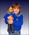 Matching Girls and dolls sweaters. Ages 4-10 and 18 inch doll (American Girl) 541