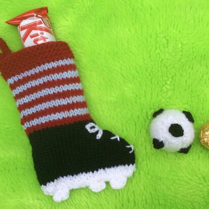 Football and Boot Gift Bag and Choc Cover