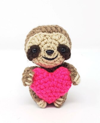 Valentine the Sloth Amigurumi