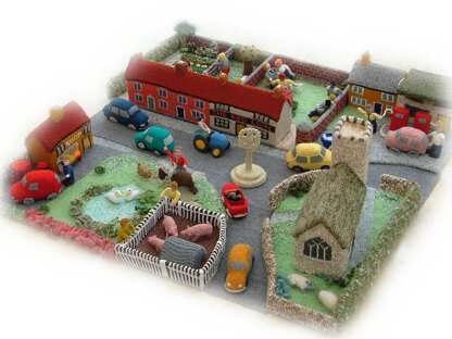 LITTLE KNITTINGTON Toy Village knitting pattern