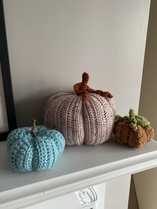 3D Crochet Pumpkin Pattern