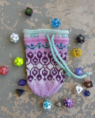 Caduceus' Blooms Dice Bag