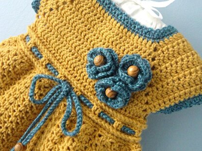 Crochet PATTERN Baby Dress Crochet Newborn Outfit