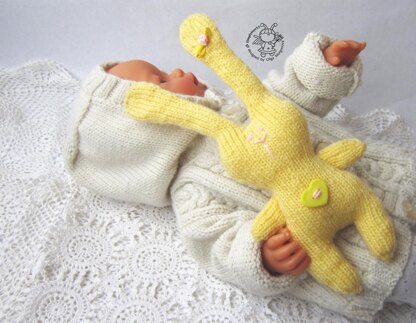 Yellow Bunny for small babies