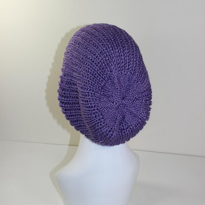 Unisex Fishermans Rib Slouch Hat Circular