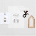 Rico Small Christmas House Embroidery Kit - 9 x 18cm