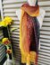 Dragonflies in Amber Scarf/Shawl