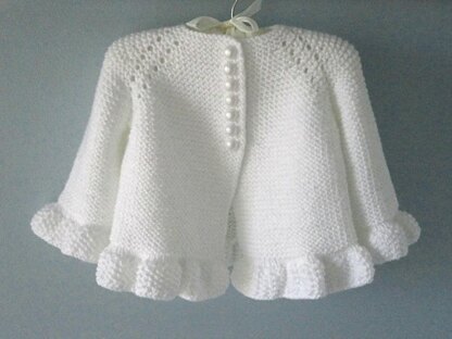 Pattern Baby Girl Jacket Newborn Girl Coat Knitting Cardigan Luna
