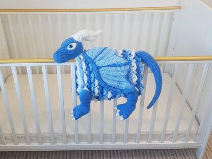 3in1 Ice Dragon Baby Blanket