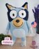 Bluey Crochet Pattern in English