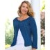 281 Point and Line Cardigan - Knitting Pattern for Women in Valley Yarns Amherst