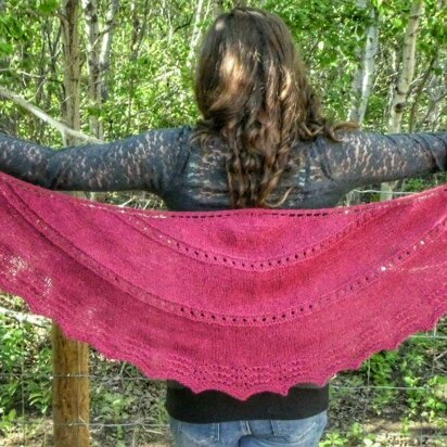 Orewa Beach Shawl - knitting pattern