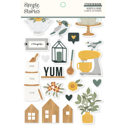 Simple Stories Hearth & Home - Sticker Book