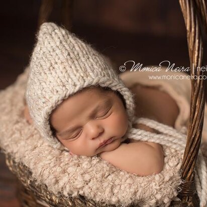 Newborn Pixie Bonnet Hat, Baby Pixie Hat