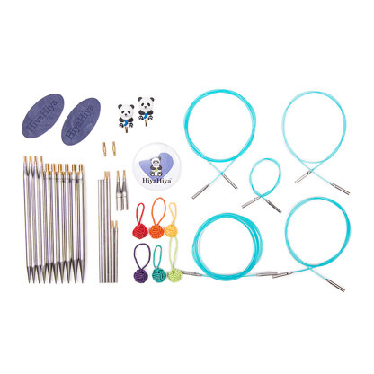 HiyaHiya Sharp Interchangeable Needle Ultimate Knitting Gift Sets 12cm (5") - Small