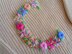 Floral Initial Embroidery Knitting Baby Sweater