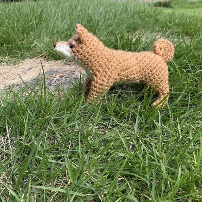 Shiba Dog (Shiba Inu ) amigurumi | 柴犬のあみぐるみ