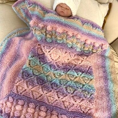 *Cascade* baby blanket