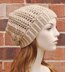 Harper Herringbone Slouch Hat