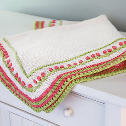 441 Garland Blanket - Knitting Pattern for Kids in Valley Yarns Longmeadow