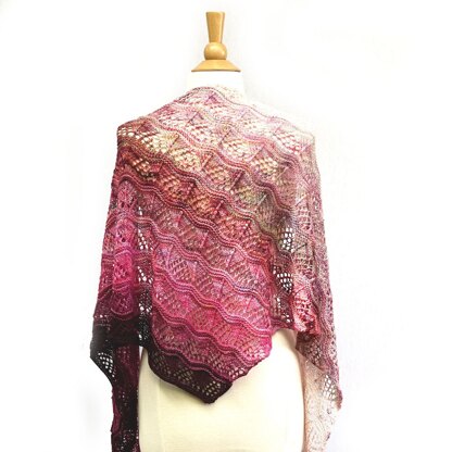 AMBAH Grevillea Shawl PDF at WEBS | Yarn.com