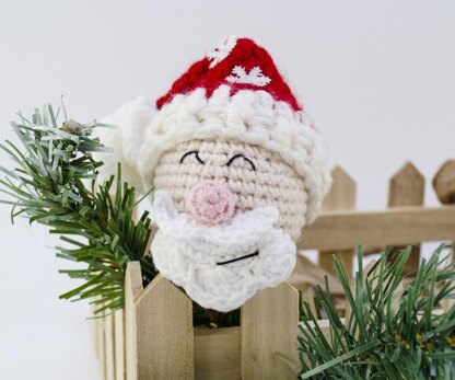 Crochet Santa Claus Ornament